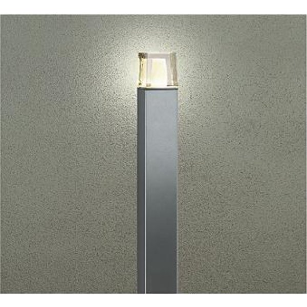 画像1: 大光電機(DAIKO) DWP-42745YG アウトドアライト ポール灯 調光(調光器別売) 電球色 LED ランプ付 防雨形 シルバー (1)