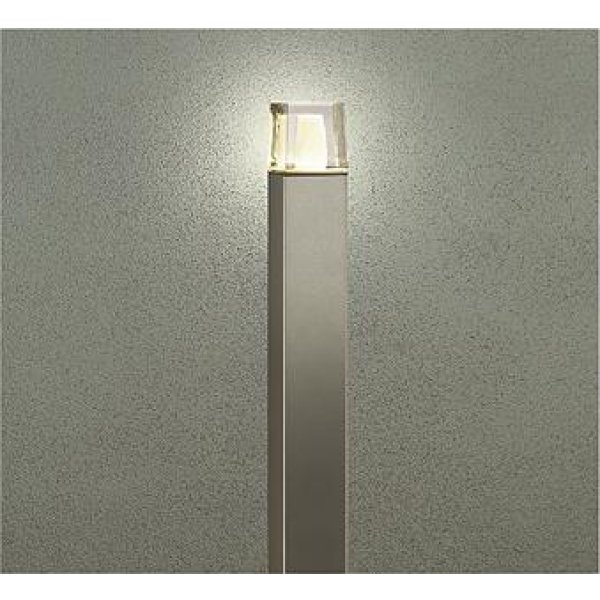 画像1: 大光電機(DAIKO) DWP-42746YG アウトドアライト ポール灯 調光(調光器別売) 電球色 LED ランプ付 防雨形 ウォームシルバー (1)