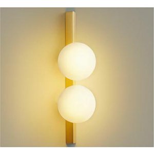画像: 大光電機(DAIKO) DBK-42631YG ブラケット 調光(調光器別売) 電球色 LED ランプ付 真鍮色