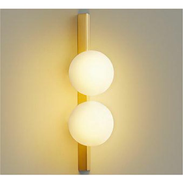 画像1: 大光電機(DAIKO) DBK-42631YG ブラケット 調光(調光器別売) 電球色 LED ランプ付 真鍮色 (1)