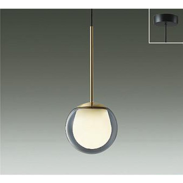 画像1: 大光電機(DAIKO) DPN-42777Y ペンダント 非調光 電球色 LED内蔵 フランジタイプ スモーク (1)