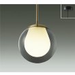 画像1: 大光電機(DAIKO) DPN-42779YG ペンダント 調光(調光器別売) 電球色 LED ランプ付 フランジタイプ スモーク (1)