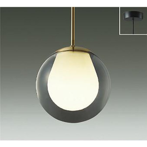 画像1: 大光電機(DAIKO) DPN-42779YG ペンダント 調光(調光器別売) 電球色 LED ランプ付 フランジタイプ スモーク (1)