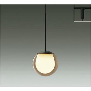 画像: 大光電機(DAIKO) DPN-42781Y ペンダント 非調光 電球色 LED内蔵 プラグタイプ アンバー