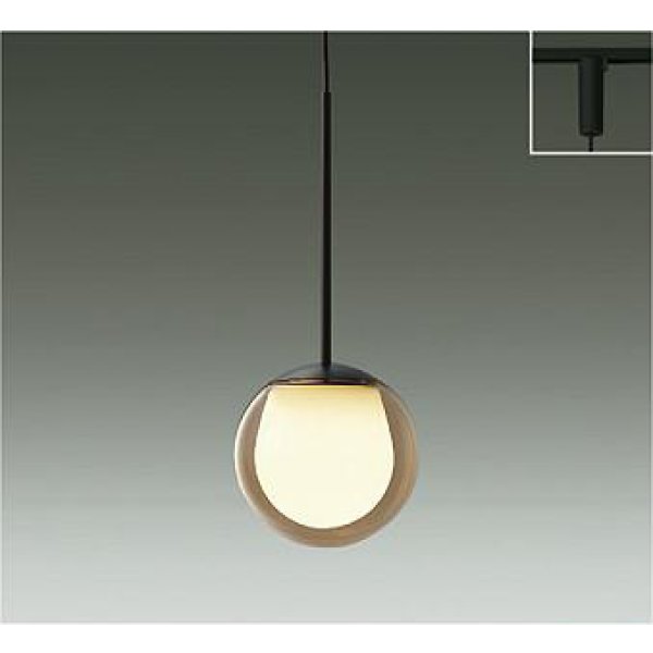 画像1: 大光電機(DAIKO) DPN-42781Y ペンダント 非調光 電球色 LED内蔵 プラグタイプ アンバー (1)