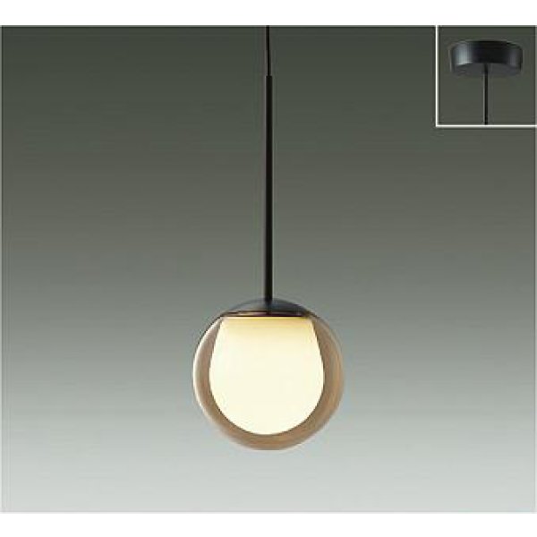 画像1: 大光電機(DAIKO) DPN-42782Y ペンダント 非調光 電球色 LED内蔵 フランジタイプ アンバー (1)