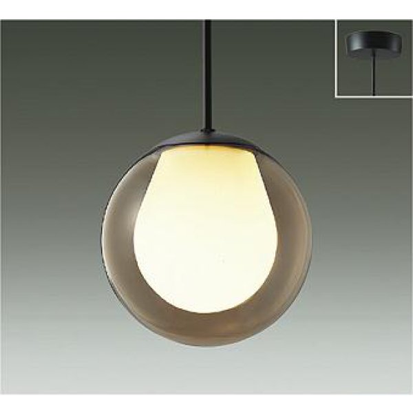 画像1: 大光電機(DAIKO) DPN-42784YG ペンダント 調光(調光器別売) 電球色 LED ランプ付 フランジタイプ アンバー (1)