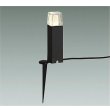 画像1: 大光電機(DAIKO) DWP-42747Y アウトドアライト ポール灯 非調光 電球色 LED ランプ付 防雨形 ブラック (1)