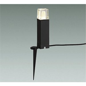 画像: 大光電機(DAIKO) DWP-42747Y アウトドアライト ポール灯 非調光 電球色 LED ランプ付 防雨形 ブラック