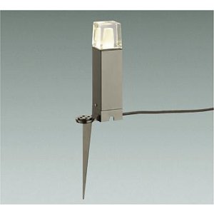 画像: 大光電機(DAIKO) DWP-42749Y アウトドアライト ポール灯 非調光 電球色 LED ランプ付 防雨形 ウォームシルバー