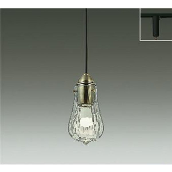 画像1: 大光電機(DAIKO) DPN-40008YG ペンダント 調光(調光器別売) 電球色 LED ランプ付 プラグタイプ 真鍮ブロンズメッキ (1)