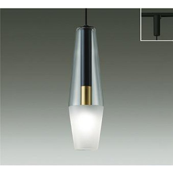 画像1: 大光電機(DAIKO) DPN-41428YG ペンダント 調光(調光器別売) 電球色 LED ランプ付 プラグタイプ ブラック (1)