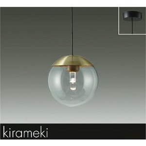 画像: 大光電機(DAIKO) DPN-41503YE ペンダント 非調光 電球色 LED内蔵 フランジタイプ 真鍮色