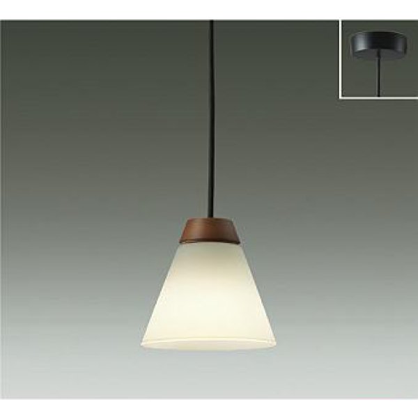 画像1: 大光電機(DAIKO) DPN-41976YG ペンダント 調光(調光器別売) 電球色 LED ランプ付 フランジタイプ ウォールナット (1)