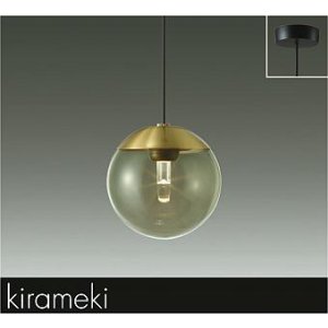 画像: 大光電機(DAIKO) DPN-42006YE ペンダント 非調光 電球色 LED内蔵 フランジタイプ 真鍮色