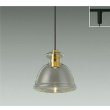 画像1: 大光電機(DAIKO) DPN-42640Y ペンダント 非調光 電球色 LED内蔵 プラグタイプ 真鍮色 (1)