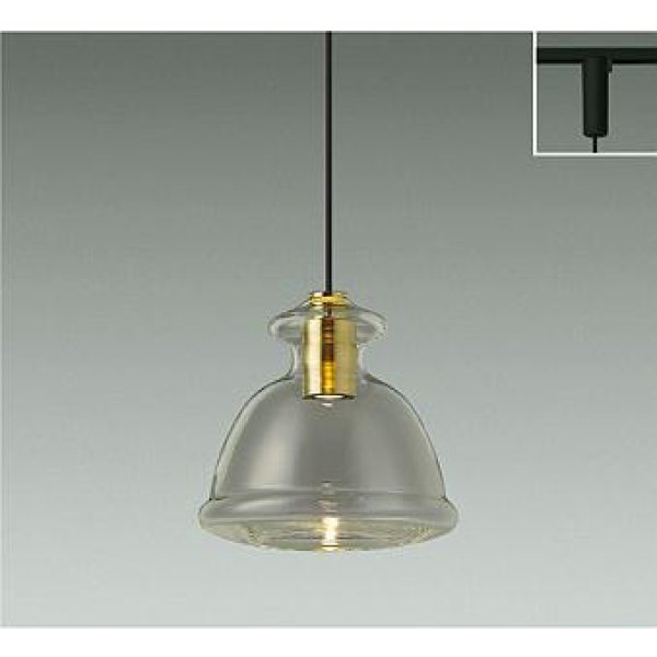 画像1: 大光電機(DAIKO) DPN-42640Y ペンダント 非調光 電球色 LED内蔵 プラグタイプ 真鍮色 (1)