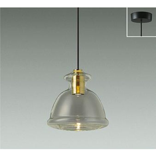 画像1: 大光電機(DAIKO) DPN-42641Y ペンダント 非調光 電球色 LED内蔵 フランジタイプ 真鍮色 (1)