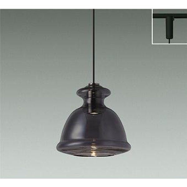 画像1: 大光電機(DAIKO) DPN-42642Y ペンダント 非調光 電球色 LED内蔵 プラグタイプ ブラック (1)