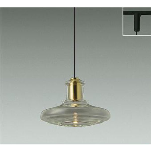 画像1: 大光電機(DAIKO) DPN-42644Y ペンダント 非調光 電球色 LED内蔵 プラグタイプ 真鍮 (1)
