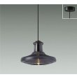画像1: 大光電機(DAIKO) DPN-42647Y ペンダント 非調光 電球色 LED内蔵 フランジタイプ ブラック (1)