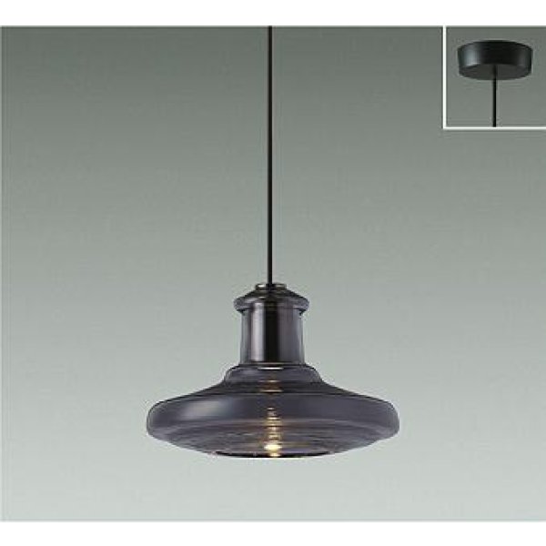 画像1: 大光電機(DAIKO) DPN-42647Y ペンダント 非調光 電球色 LED内蔵 フランジタイプ ブラック (1)