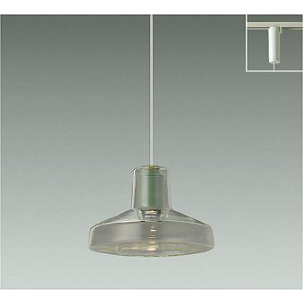 画像1: 大光電機(DAIKO) DPN-42654Y ペンダント 非調光 電球色 LED内蔵 プラグタイプ グリーン (1)