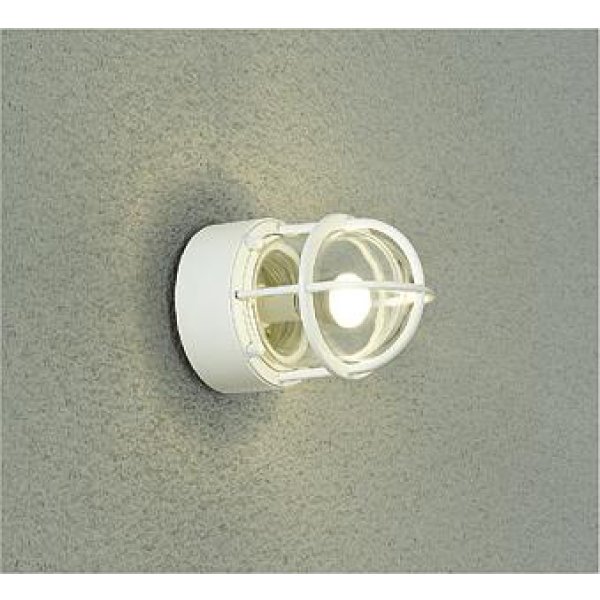 画像1: 大光電機(DAIKO) DWP-39156YG アウトドアライト ポーチ灯 調光(調光器別売) 電球色 LED ランプ付 防雨形 ホワイト (1)