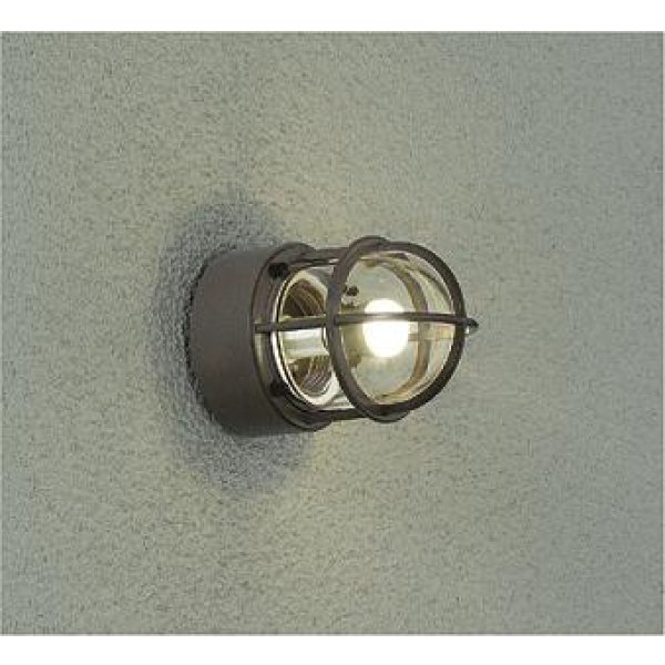 画像1: 大光電機(DAIKO) DWP-39157YG アウトドアライト ポーチ灯 調光(調光器別売) 電球色 LED ランプ付 防雨形 ラスティーブラウン (1)