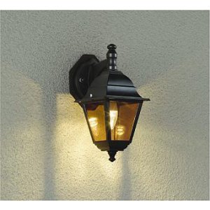 画像: [9月発売] 大光電機(DAIKO) DWP-39883YG アウトドアライト ポーチ灯 調光(調光器別売) 電球色 LED ランプ付 防雨形 ブラック