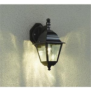 画像: [9月発売] 大光電機(DAIKO) DWP-39910YG アウトドアライト ポーチ灯 調光(調光器別売) 電球色 LED ランプ付 防雨形 ブラック