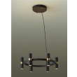 画像1: 大光電機(DAIKO) DCH-42684YG シャンデリア 調光(調光器別売) 電球色 LED ランプ付 直付専用 ブラック (1)