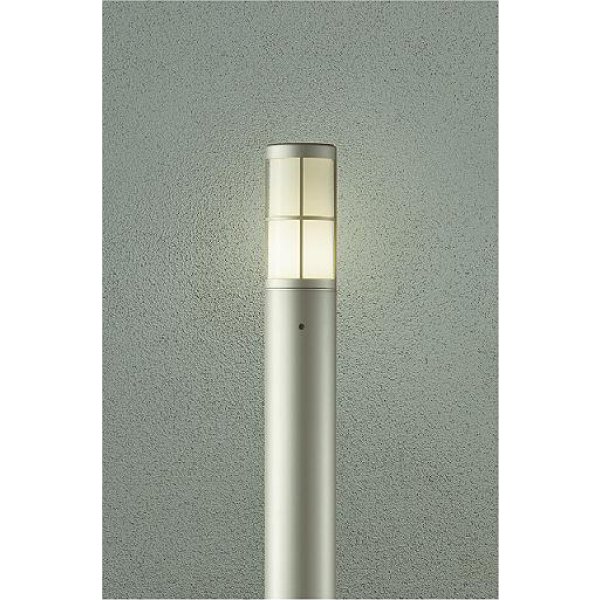 画像1: 大光電機(DAIKO) DWP-42716Y アウトドアライト ポール灯 調光(調光器別売) 電球色 LED ランプ付 防雨形 ウォームシルバー (1)