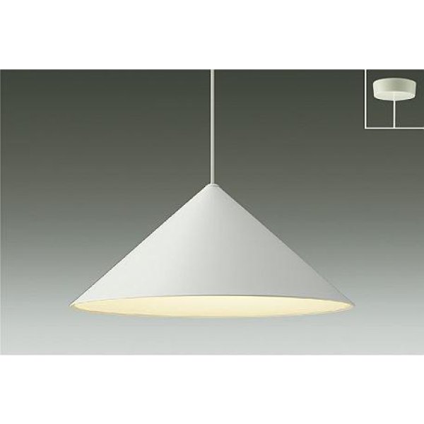 画像1: 大光電機(DAIKO) DPN-42681YG ペンダント 調光(調光器別売) 電球色 LED ランプ付 フランジタイプ ホワイト (1)