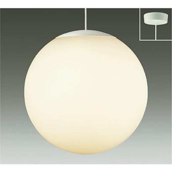 画像1: 大光電機(DAIKO) DPN-42691Y ペンダント 非調光 電球色 LED ランプ付 フランジタイプ ホワイト (1)