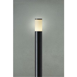 画像: [9月発売] 大光電機(DAIKO) DWP-42424YG アウトドアライト ポール灯 調光(調光器別売) 電球色 LED ランプ付 防雨形 ブラック