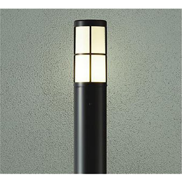 画像1: 大光電機(DAIKO) DWP-42711Y アウトドアライト ポール灯 調光(調光器別売) 電球色 LED ランプ付 防雨形 ブラック (1)
