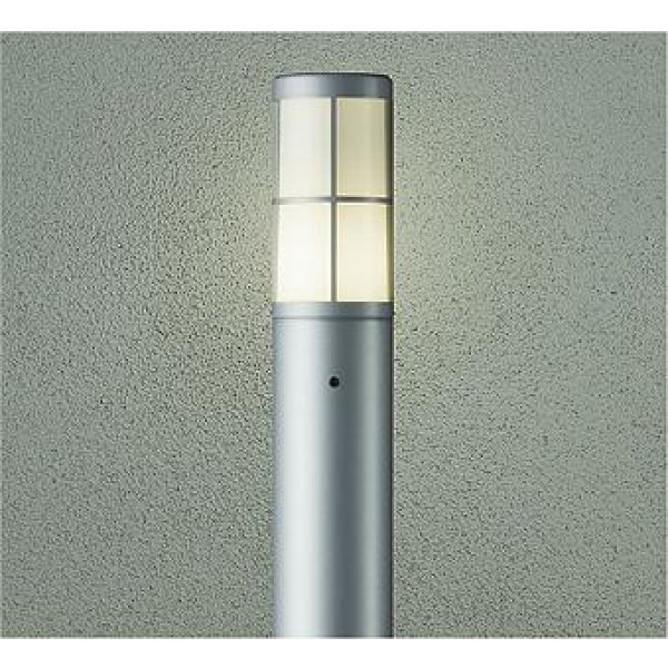 画像1: 大光電機(DAIKO) DWP-42712Y アウトドアライト ポール灯 調光(調光器別売) 電球色 LED ランプ付 防雨形 シルバー (1)