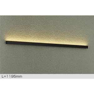 画像: 大光電機(DAIKO) DWP-5739YD アウトドアライト 屋外用間接照明 L=1195mm 電球色 LED内蔵 電源別売 防雨形 ブラック