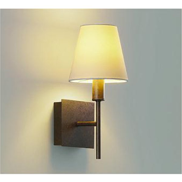 画像1: 大光電機(DAIKO) DBK-41906YG ブラケット 調光(調光器別売) 電球色 LED ランプ付 鉄錆色 (1)