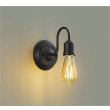 画像1: 大光電機(DAIKO) DBK-42618YG ブラケット 調光(調光器別売) キャンドル色 LED ランプ付 ブラック (1)