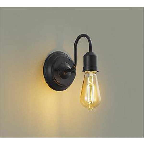 画像1: 大光電機(DAIKO) DBK-42618YG ブラケット 調光(調光器別売) キャンドル色 LED ランプ付 ブラック (1)