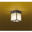 画像1: 大光電機(DAIKO) DCL-39980YG 小型シーリング 和風 調光(調光器別売) 電球色 LED ランプ付 木製オイルステン (1)