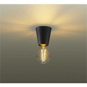 画像: 大光電機(DAIKO) DCL-42624YG 小型シーリング 調光(調光器別売) キャンドル色 LED ランプ付 ブラック