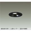 画像1: 大光電機(DAIKO) DDL-6274AB ダウンライト 埋込穴φ100 非調光 温白色 LED内蔵 高気密SB形 人感センサー ON/OFFタイプIII 防雨形 ブラック (1)