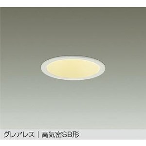 画像: 大光電機(DAIKO) DDL-6298YWG ダウンライト 埋込穴φ100 調光(調光器別売) 電球色 LED内蔵 グレアレス 高気密SB形 防雨形 ホワイト