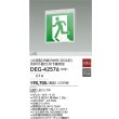 画像2: 大光電機(DAIKO) DEG-42576 防災照明 誘導灯 非調光 LED内蔵 本体 天井付・壁付・吊下兼用形(片面形) B級・BH形(20A形) プレート別売 (2)