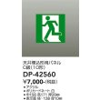 画像2: 大光電機(DAIKO) DP-42560 防災照明 誘導灯 天井埋込形用パネル C級(10形) 本体別売 (2)