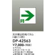画像2: 大光電機(DAIKO) DP-42563 防災照明 誘導灯 天井埋込形用パネル C級(10形) 本体別売 (2)