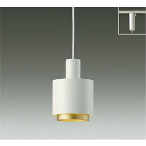 画像: 大光電機(DAIKO) DPN-41408YG ペンダント 調光(調光器別売) 電球色 LED ランプ付 プラグタイプ ホワイト